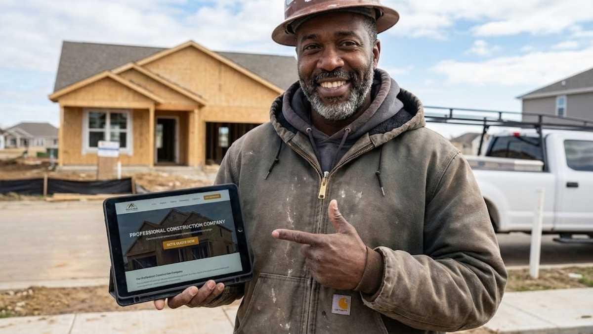 How to build a website that sells construction services in 10 seconds