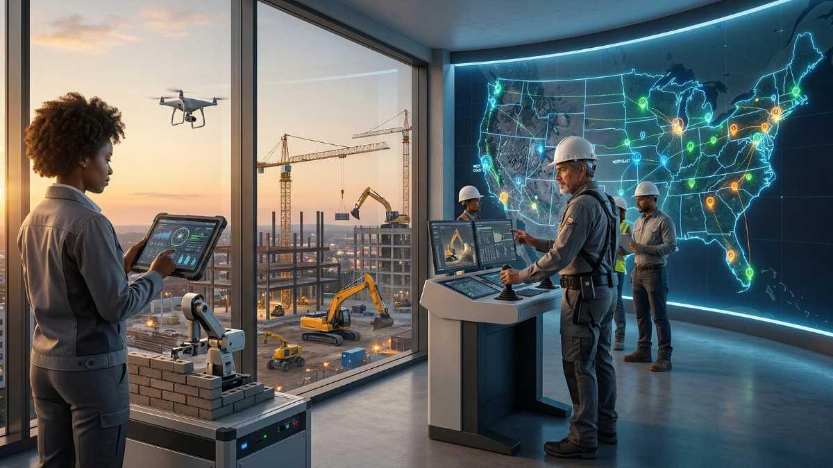 Construction technology transforming the building industry in the United States