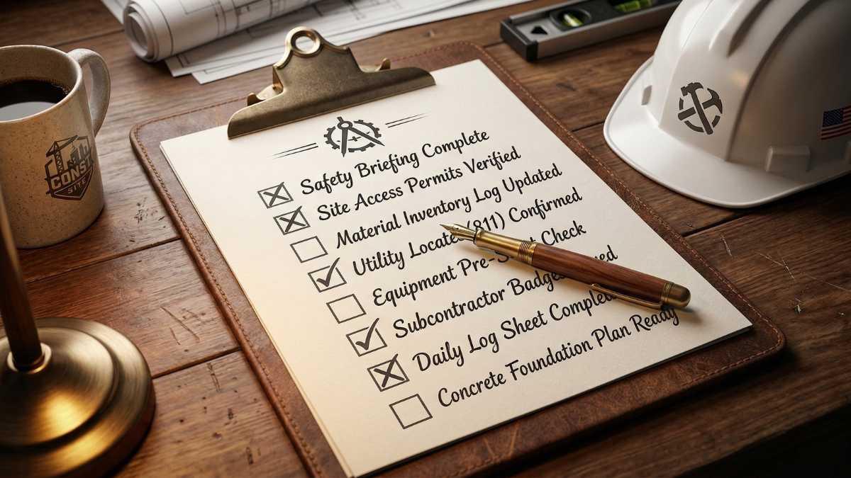 Contractor licensing checklist