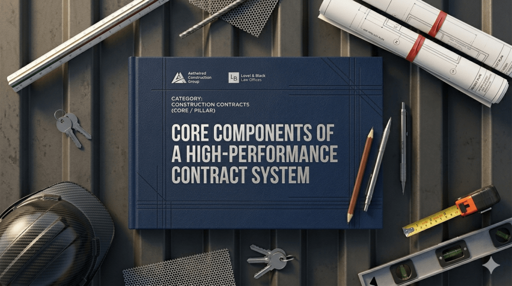 A book full of core components of a high-performance contract system